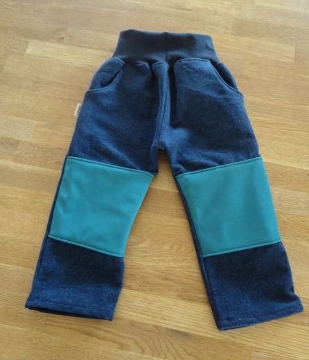 Jeans mit Softshell petrol Größe 86