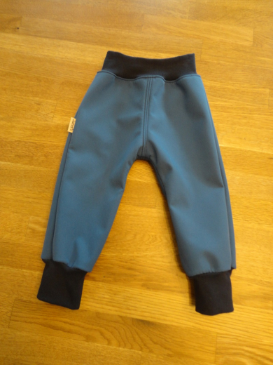 Softshell Schlupfhose blau Größe 74/80