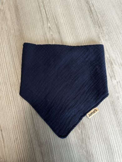 Halstuch Musselin blau