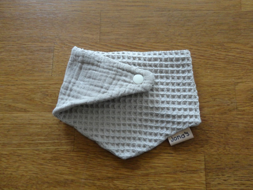 Dreiecktuch Waffelstoff beige klein