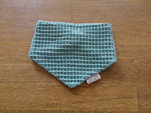 Dreiecktuch Waffelstoff grün klein