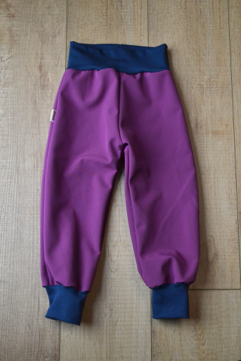 Softshellhose Schlupfhose rosa Größe 98/104