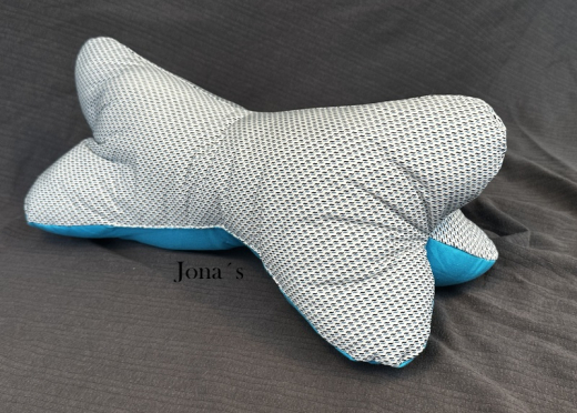 Leseknochen Blaue Muster