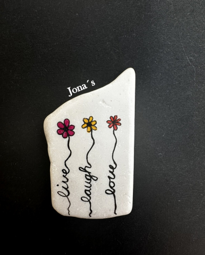 Deko Stein live-laugh-love