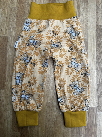 Mitwachshose Bär ocker 74/80