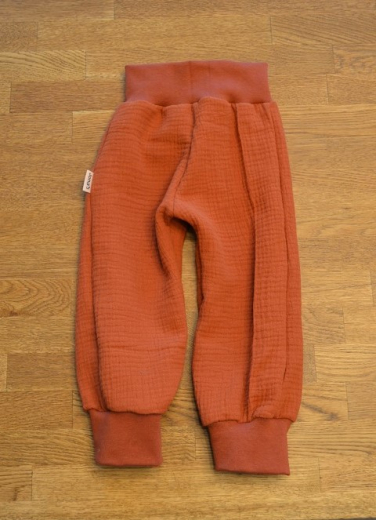 Mitwachshose Musselin Kupfer Größe 86/92