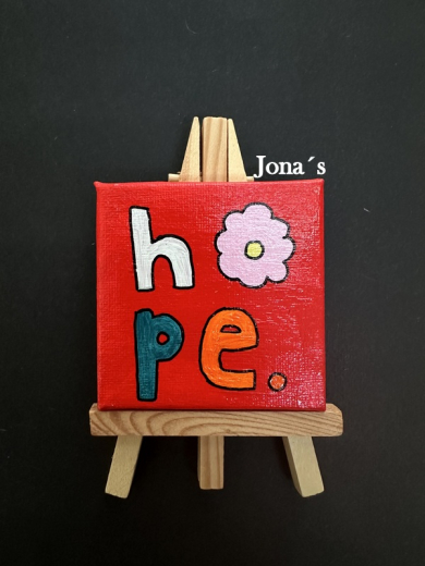 Mini Leinwand "hope"