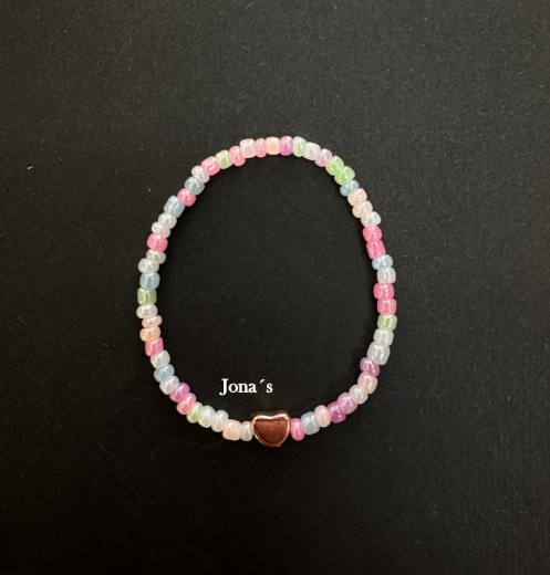 Armband Herz rosa