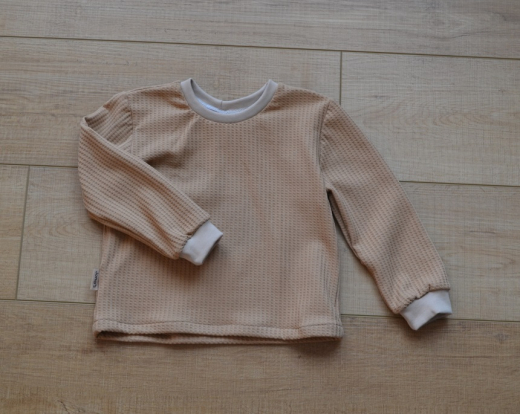 Langarmshirt beige Größe 86