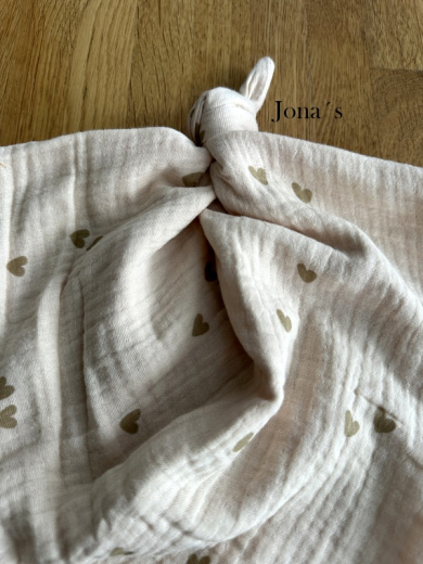 Kuscheltuch Herzen