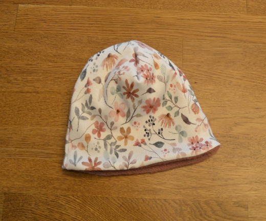 Beanie Blume rosa
