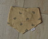 Halstuch Musselin beige groß