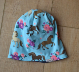 Beanie Pferde türkis 46 cm