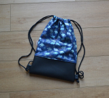 Turnbeutel / Rucksack Softshell Dino blau