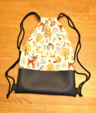 Turnbeutel / Rucksack Softshell Tiere hell