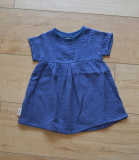 Babykleid Musselin blau Größe 68