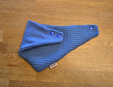 Halstuch Waffelpique blau groß