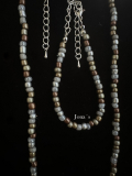 Set braun silber