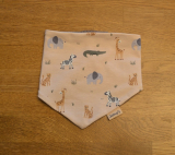 Halstuch Tiere beige groß