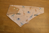 Halstuch Tiere beige groß