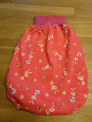 Strampelsack / Pucksack Robbe gefüttert