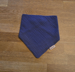 Halstuch Musselin blau groß