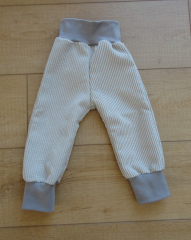 Mitwachshose Cord weiß Größe 74/80