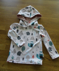 UV-Badeshirt Igel rosa Größe 80/86