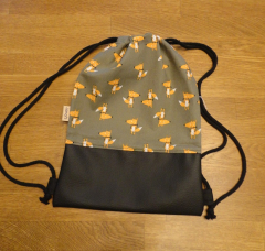 Turnbeutel / Rucksack Baumwolle Fuchs