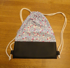 Turnbeutel / Rucksack Baumwolle Maus
