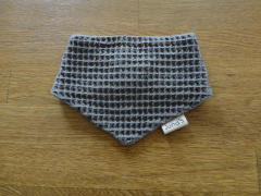 Dreiecktuch Waffelstoff braun klein