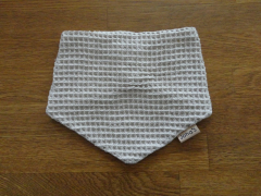 Dreiecktuch Waffelstoff beige groß