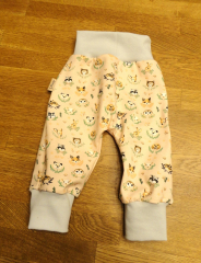 Mitwachshose Tiere rosa 62/68