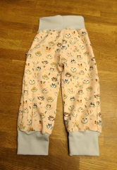 Mitwachshose Tiere rosa 86/92