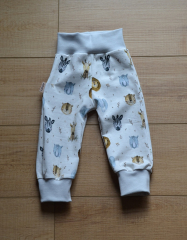 Mitwachshose Tiere hell 74/80