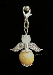 Schutzengel Grau-Braun