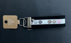 Schlüsselanhänger Filz Kleeblätter