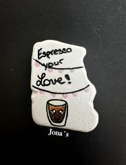 Deko Stein Espresso your Love
