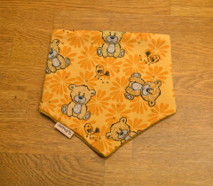 Halstuch Bär ocker groß