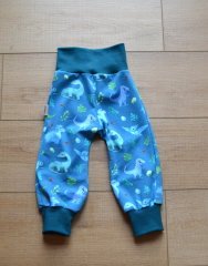 Mitwachshose Dino blau 74/80