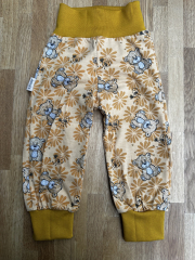 Mitwachshose Bär ocker 74/80