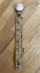 Schnullerkette braun Bäume