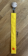 Schnullerkette gelb