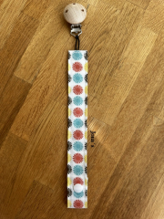 Schnullerkette bunte Blumen