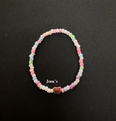 Armband Herz rosa