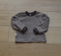 Langarmshirt braun Größe 86