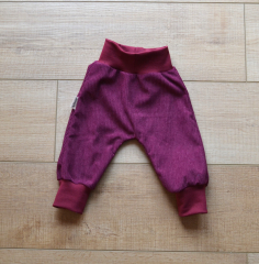Mitwachshose weinrot 62/68