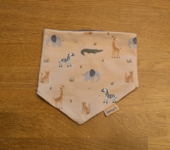 Halstuch Tiere beige groß