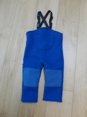 Wollwalk Buddelhose blau Gr. 80